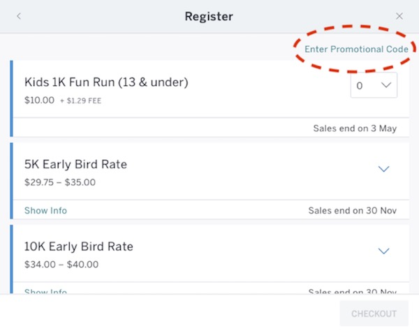CanadaArmyRun's tweet photo. Need to train before our race on Sept 20.2020? 

Register at https://t.co/opS2C82zvl &amp; use our promo code : CAF202015. 

Note, when using Eventbrite, the promo code is used during the selection of the tickets - see photo below.

Thank you at Fort Town Night Run! https://t.co/wuNC1PJM77