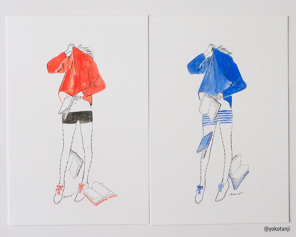 「2016年の展示から一部を(額装前)。  
1/2

#ツイッターで楽しむ展覧会」|丹地陽子のイラスト