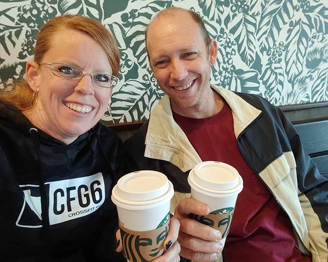 🕛TIME! It's so nice to have a little time for coffee!  Made by the best barista around, our daughter Sam. ❤ (She won't let me take her pic)
#time  #MuteSportsEquipment #starbucks #coffee #toGodbetheglory #marryyourbestfriend
(Thanks @cfg6programming … ift.tt/2I1cljY
