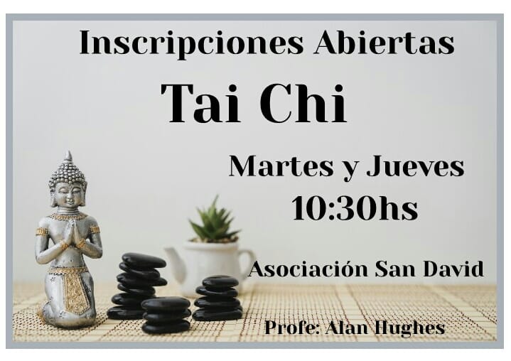 Ya están abiertas las inscripciones para las clases de Yoga integral y Tai Chi en San David