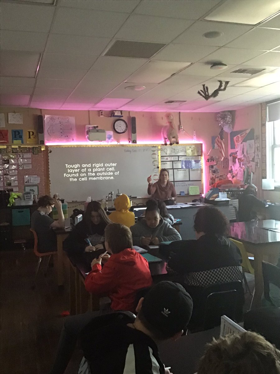 fms_tech's tweet photo. Science working hard on learning the cells and it’s parts.#fmsteach #teentweets https://t.co/W5VmYonLeP