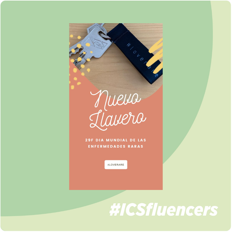 icscat's tweet photo. #ICSfluencers família Rafecas Parés: "Per fer més visibles i conscienciar la població sobre les #MalaltiesMinoritàries com la de la Martina vam crear fa temps unes samarretes amb el hashtag #loverare. Aquest any hem dissenyat aquest clauer" #S41LR https://t.co/CVNVaCJxZQ