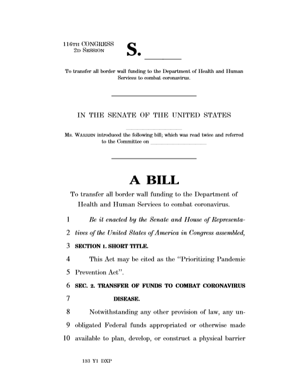 Elizabeth Warren tweet media