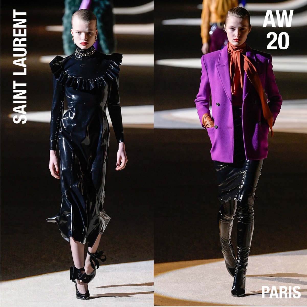 StormModels's tweet photo. 𝐏𝐅𝐖 𝐀𝐖𝟐𝟎 𝐇𝐈𝐆𝐇𝐋𝐈𝐆𝐇𝐓𝐒
@Fran_Summ , #FloFleming , #AlietSarah, #MadeleineFischer and #FeliceNoordhoff for @YSL AW20
• Styling #paulsinclaire
• Hair #duffyduffy
• Makeup @TomPecheuxMU
• Casting #pgdmcasting #samuelellis
#PFW2020 https://t.co/cw9mhcod1o