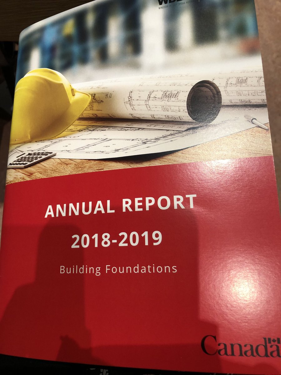 ⁦Attending the ⁦@GordieHoweBrg⁩ WDBA Annual Report 2018-19 this morning! ⁦@WorkforceWE⁩ is a proud partner of this significant infrastructure project for our region! #buildingfoundations