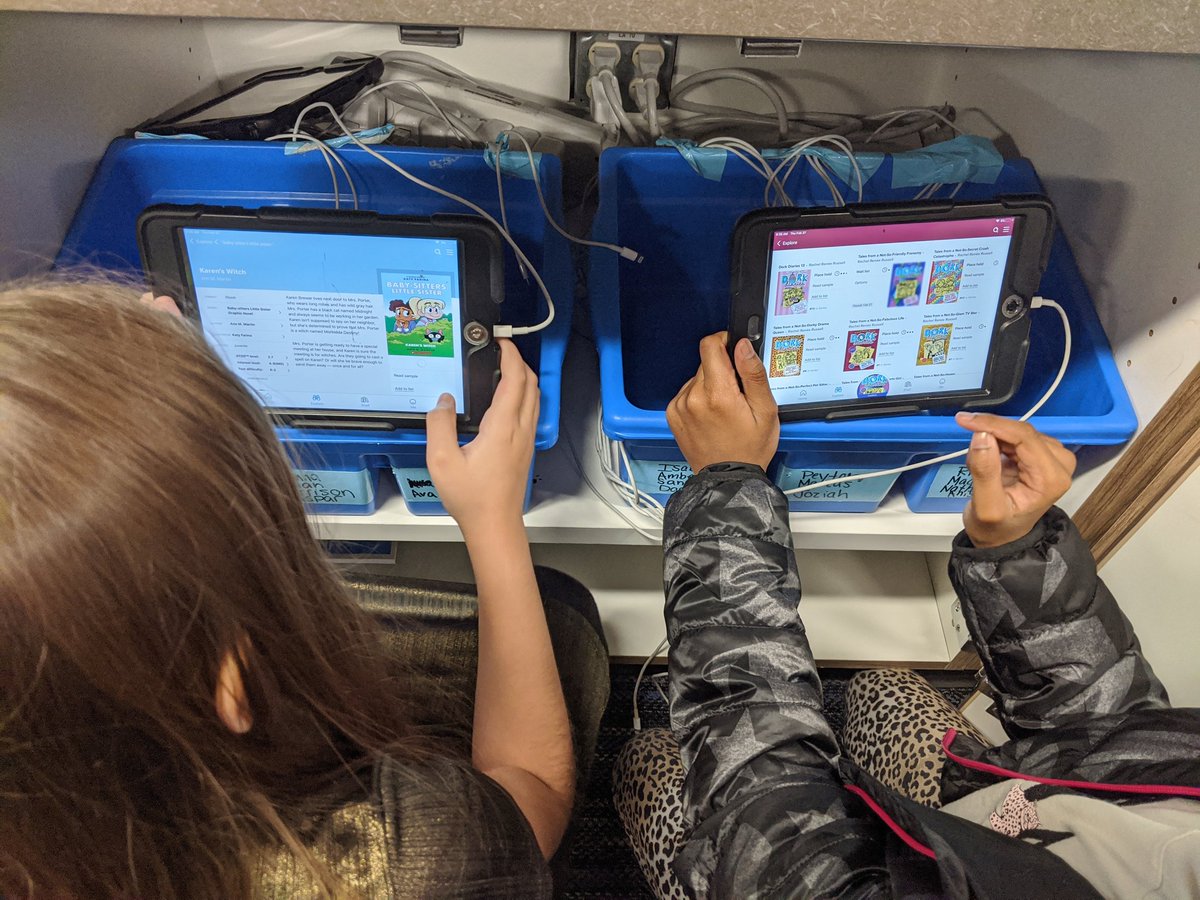 Using the SORA app to take our reading to the next level! <a href="/Golbowtweets/">Golbowtweets</a>  #GEinspires