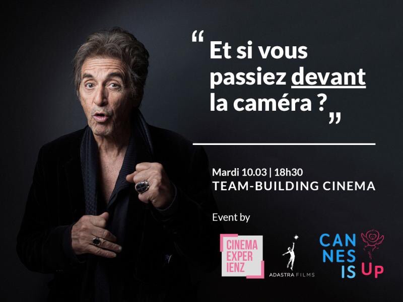 🎥 DDA « CINEMA EXPERIENZ » 🎬 #CannesIsUp, l'asso #frenchtech de #cannes, revient avec un nouvel event ludique autour du #cinéma ! Le 10.03 à 18h au Campus International de Cannes Resa ➡️ weezevent.com/dda-cinema @FrenchTechCdA @CACPLOfficiel @villecannes @CCIcotedazur