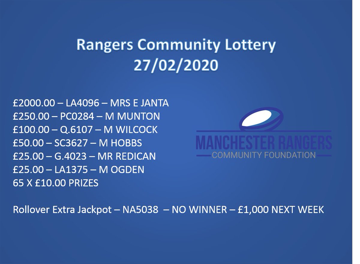 Manchester Rangers Community Foundation tweet media