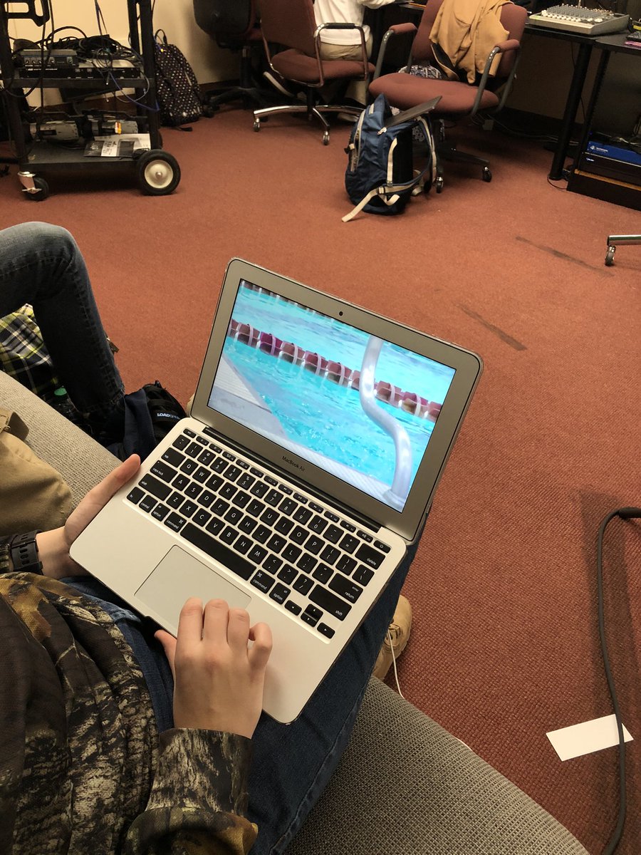 MVMediaProduct1's tweet photo. Abbey adding the swim video to Instagram. #DLDay #WEAREMV #HS #1 https://t.co/jDUjY3UxRW