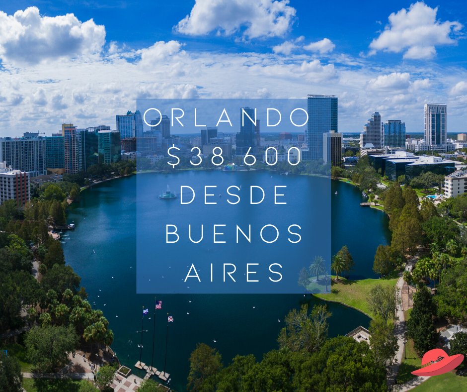 LadyVuelos's tweet photo. Precios mágicos a Orlando 🌟
#Orlando 🎢 desde #BuenosAires $38.824
Mar, Abr, May, Jun, Ago, Sep
Incluye impuesto PAÍS
Ver fechas ---> https://t.co/jSlXKGV6dr https://t.co/BvN1TQNIGz