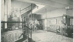 The lovely entrance hall of the  #Ramsey  #Hydro  #Hotel .  #IsleOfMan  #SeasideHotelOfTheWeek  #coast  #seaside  #history  #heritage