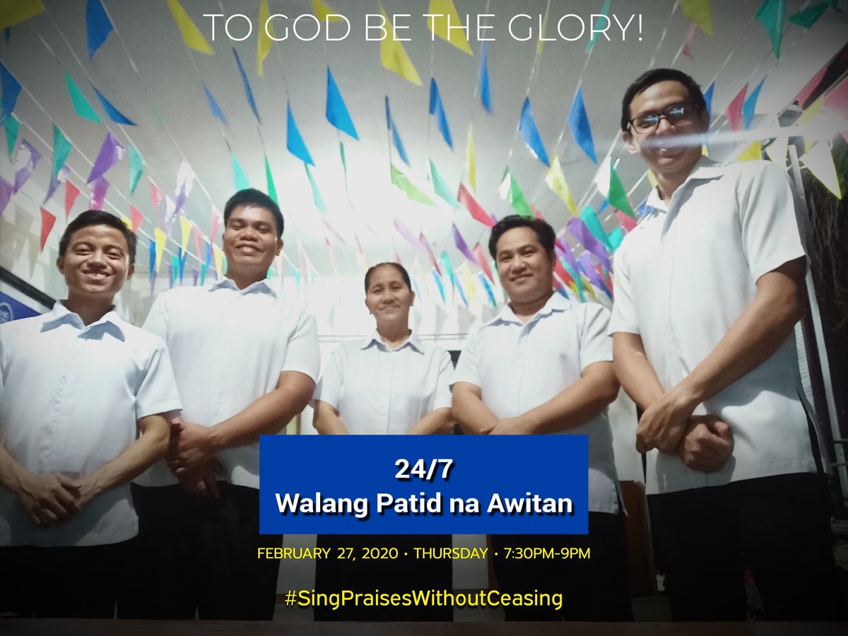 iamJYD's tweet photo. #SingPraisesWithoutCeasing π
Purihin ninyo ang Panginoon. Purihin ninyo ang Dios sa kaniyang santuario: purihin ninyo siya sa langit ng kaniyang kapangyarihan.
Awit 150:1
Tagalog (Ang Dating Biblia) (1905) (TAB)
Salamat po sa Dios π https://t.co/WWVrEeHuja