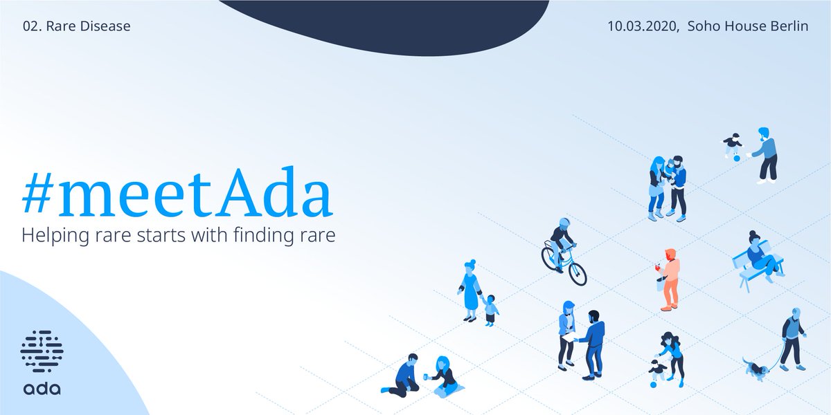 adahealth's tweet photo. With #RareDiseaseDay just around the corner, our second #meetAda event will focus on what we can do to help detect and care for rare. Sign up to join the #RareDisease discussion at https://t.co/wLSxTuSkYz
#ShowYourStripes #Berlin https://t.co/YSzo9PpjNw