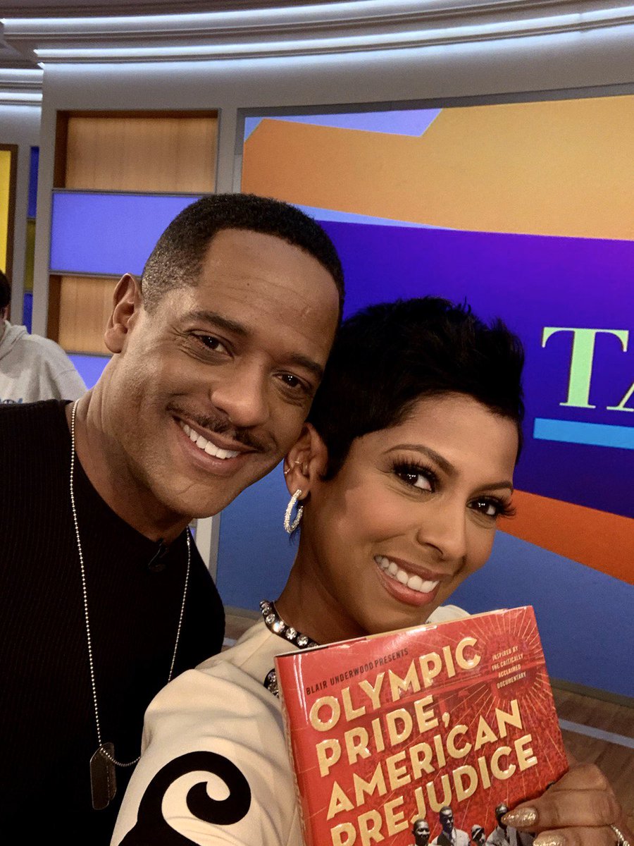 Just left the best dressed woman on tv @tamronhallshow Such great energy, class & elegance! Nothin’ but respect for ya @tamronhall Many thx! #olympicprideamericanprejudice #ASoldiersPlay #SelfMade #MadamCJWalker #Netflix