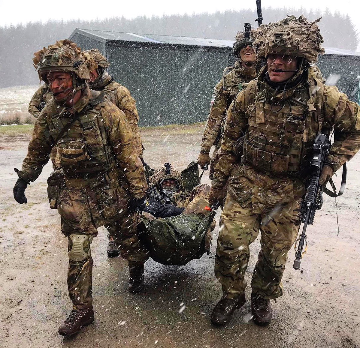 Brecon, end of. Ex ROCK BOTTOM for the Platoon Sergeants Battle Course! #Infantry