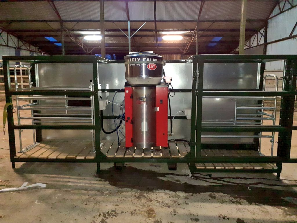 LelySouthEast's tweet photo. One of our recent Lely Calm installs! Very simple to transport around by pallet forks! Great way to keep calf equipment clean!  @LelyAtlantic @LelyHolding 
#LelyCalm 
#simplebutsmart
#Calving2020 https://t.co/0wqjoSxwQx