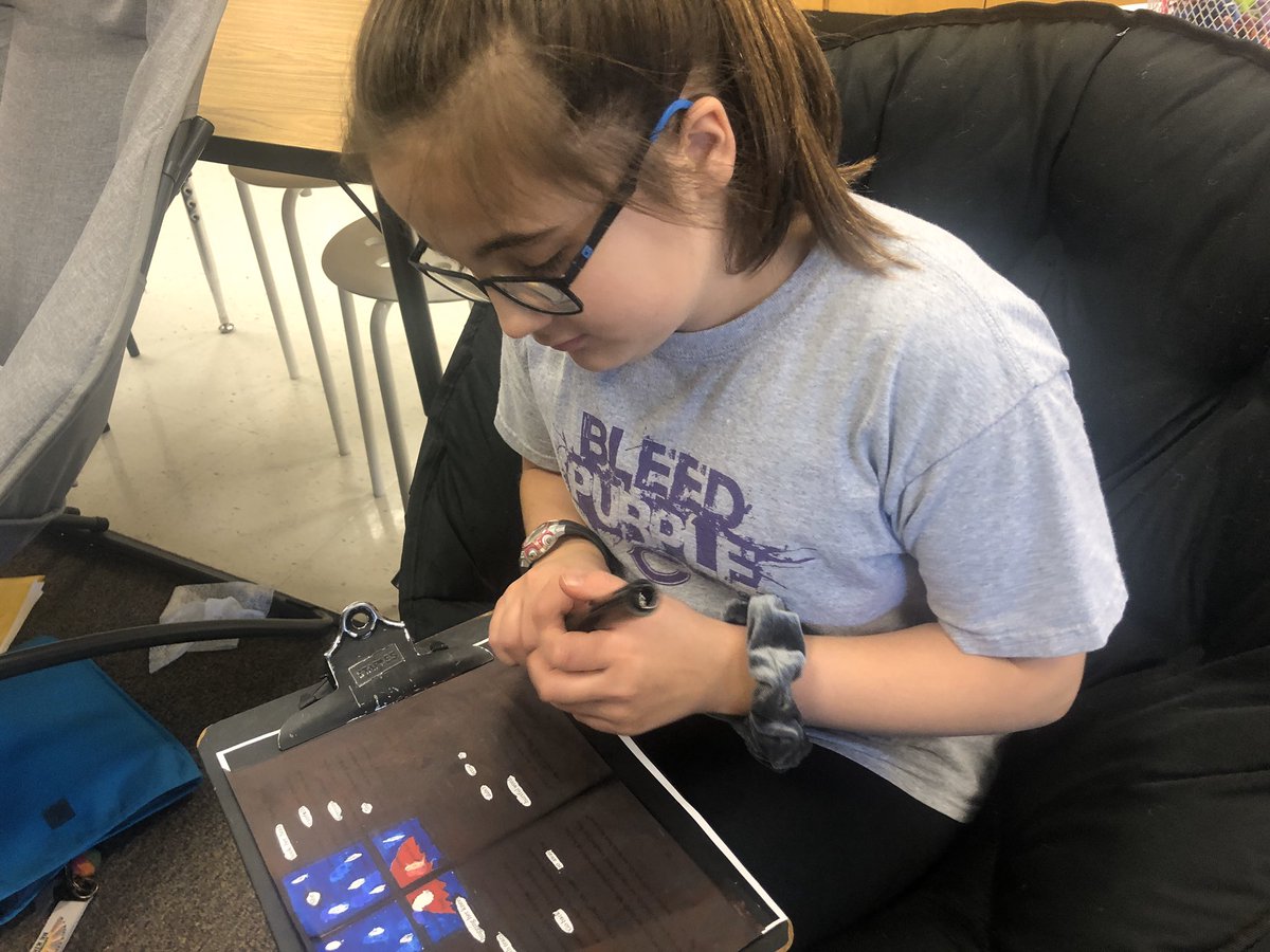 FeckoTech's tweet image. The love of poetry continues!   Blackout poetry began today and was so engaging!  @PoplarTreeES #fcpsaap