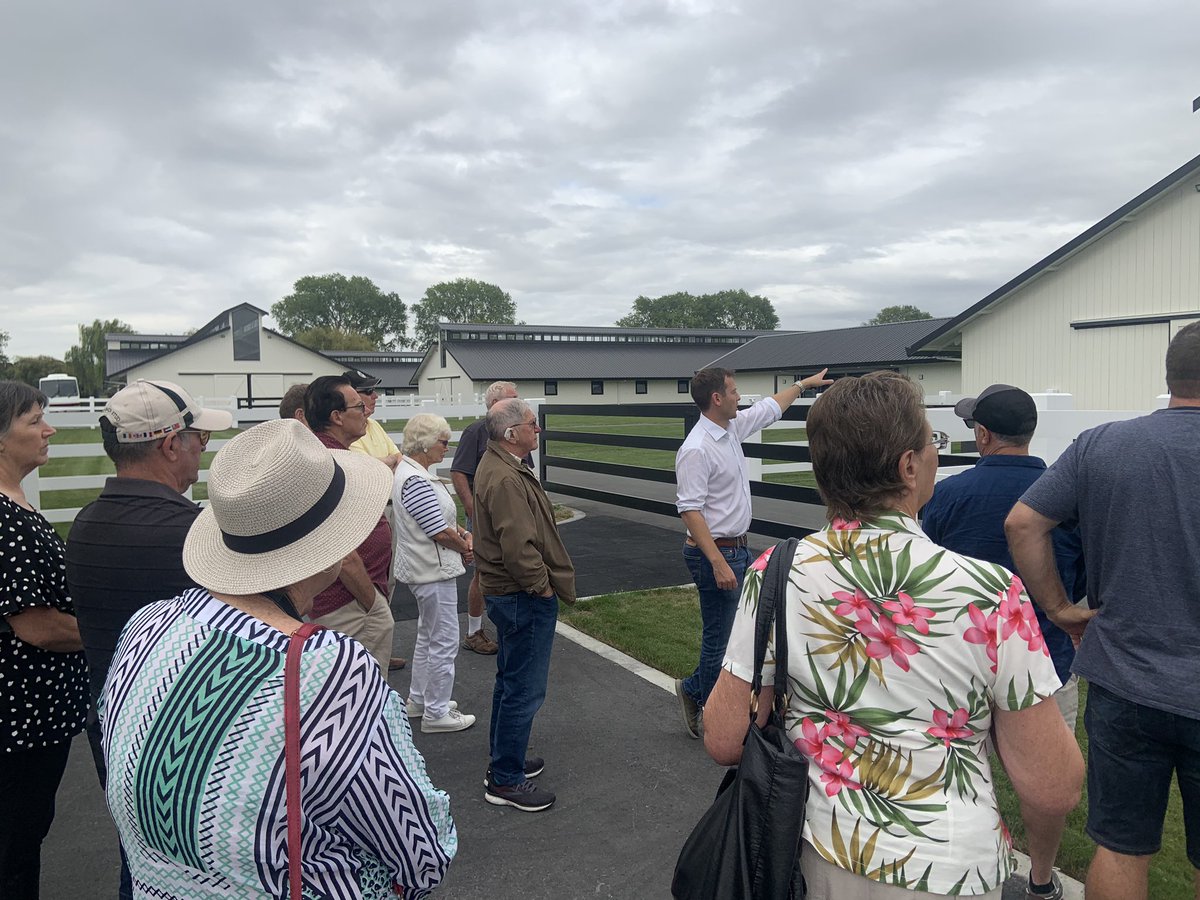 AusRacingTours's tweet photo. Another great day visiting @CambridgeStud and @WaikatoStud everyone so welcoming and sharing insight into their amazing facilities 💯🏇🏿#racingtour #NewZealand #lovenz https://t.co/RJTIfCGAHs