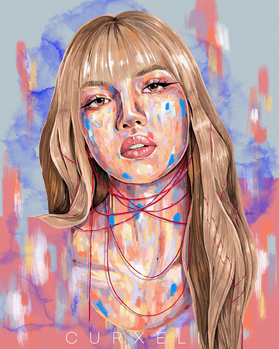 curxeli's tweet photo. The queen💕🌸 Lately I’ve been using so many pastel colours, must be the spring✨🍒 #lisa #Kpop #kpopfanart #blackpink #blackpinkfanart #art #illustration https://t.co/EAGFPoxk17