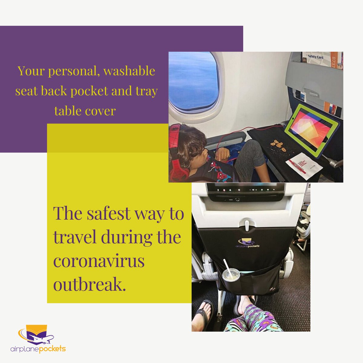 AirplanePockets's tweet photo. The Safest Way to Travel https://t.co/ICsA6JWC0Z 

#CoronavirusOutbreak #coronavirusus #Coronavid19 #Covid19usa #COVID19US https://t.co/0X5ydlnn3h