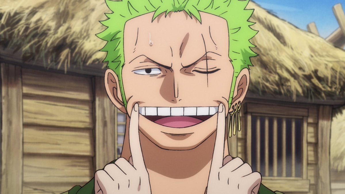 Toei Animation Zoro Smiling Brings Us So Much Joy Episode 923 Of Onepiece Is On Simulcast Now