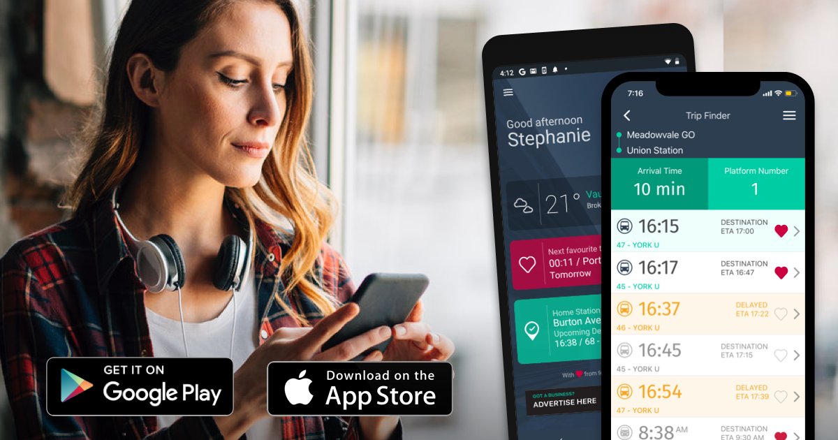 HopongoApp's tweet image. Stay in the know before you GO! Download your FREE @GOTransit @HopongoApp buff.ly/2tweeRF &amp;amp; stay ahead of your commute! Get notified on arrival times &amp;amp; delays! #transitassistant #gotransitassistant #metrolinx #hopongo #hopongoapp #GOTransit #Toronto #snowday