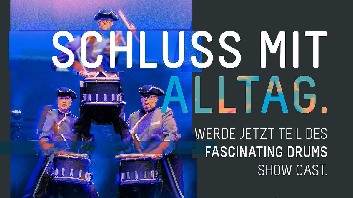 Du bist Drummer und möchtest in den größten Arenen Deutschlands spielen?

Dann ist Showdrumming genau dein Ding!

Melde dich bis zum 29.03.2020 per PN und werde Teil von uns! --> TAG YOUR FRIENDS!

#drums #drumsolo #drumstagram #drumsticks🍗