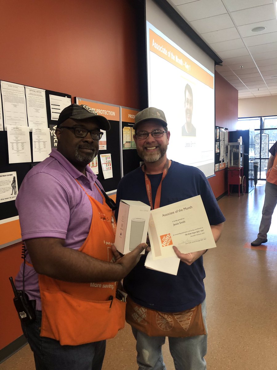 Congratulations to Key 1 Associates of the Month, Jesse and Shaquanna. Well deserved!!! @HomeDepot5085 @PaulBTHD  @JohnWil5085  @LateasaH <a href="/5085Steve/">Steve M</a> <a href="/SimsMom55/">SimsMom55</a> <a href="/JessicaWhitin17/">Jessica Whiting</a>