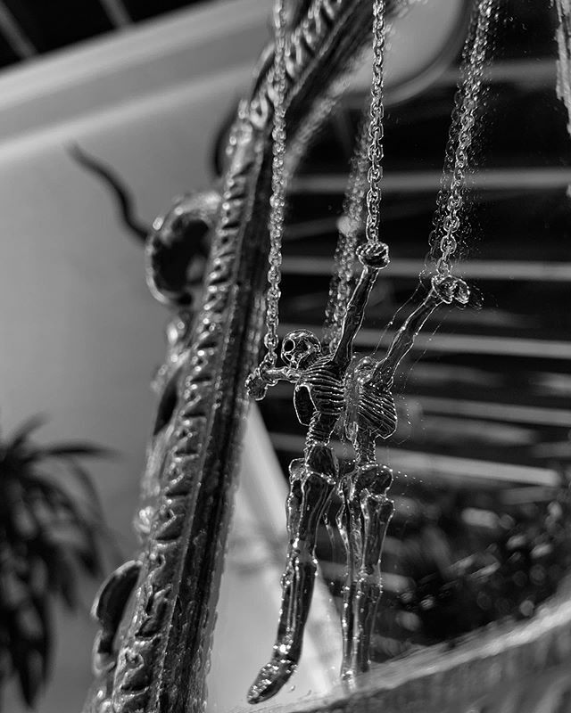 The Skeleton on Chain necklace is a sho favourite here at The Great Frog LA #thegreatfrog #thegreatfrogla