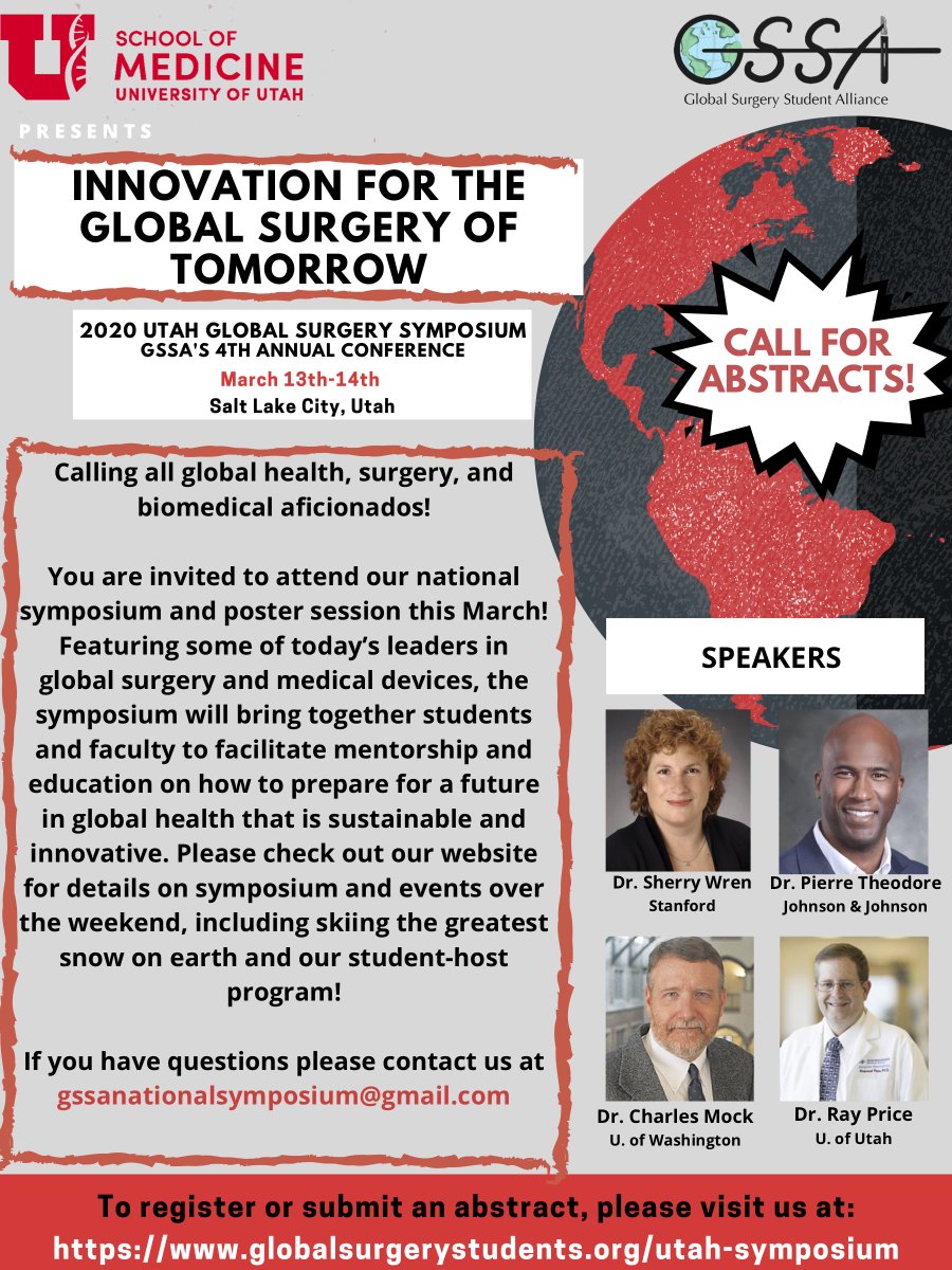 gsurgstudents's tweet photo. Register for the #UGSS20 now! The price has been reduced to $15 and includes a newly added Innovation Night! Innovation Night will see 3 short talks on innovation and medical devices from representatives of Johnson and Johnson, Polarity TE, and Thermofisher! https://t.co/Rcn5aCa5WU