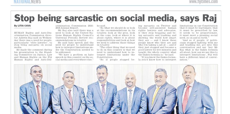 RichardKNaidu's tweet photo. As an ordinary old lawyer, who must work for clients all day to earn his money to pay the taxes that pay the salary of the Director of the Human Rights Commission, I demand to know - who are the “elite lawyers” on Twitter who cause him so much discombobulation? We must ban them👹 https://t.co/P89trZgZYs