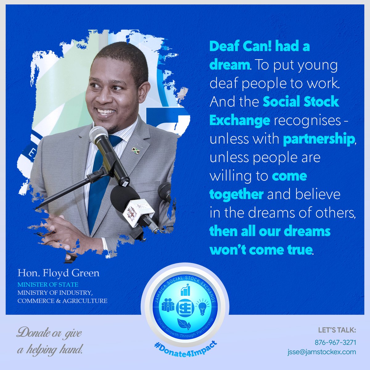 JSSExchange's tweet image. Together, we can turn so many dreams into reality. #SocialGrowth #JSSE #Donate4Impact