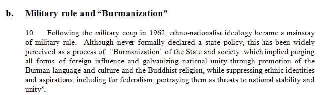 RakhaRazu's tweet photo. #Burmanization is the root cause of ethnic conflicts and civil war in #Myanmar. It is "the political disease" or "the Burman virus" which is much more dangerous than coronavirus. The #coronavirus won't able to expel 700,000 civilians from #Arakan and it won't commit #genocide. https://t.co/Sc9bpmj79M