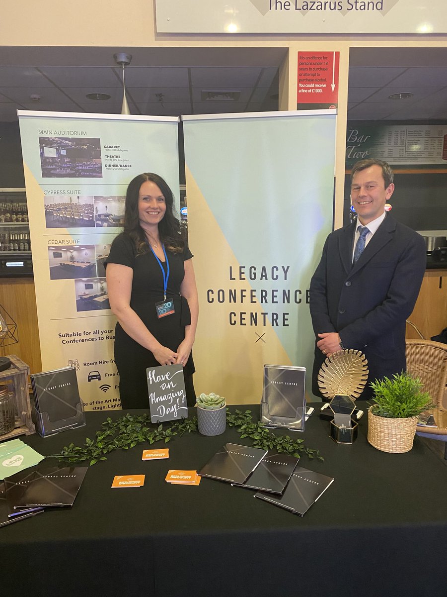 Here with Beth Evans from Legacy Conference Centre. I have known Beth and her team for many years and it’s great to see them here at the Showcase. #doncasterisgreat