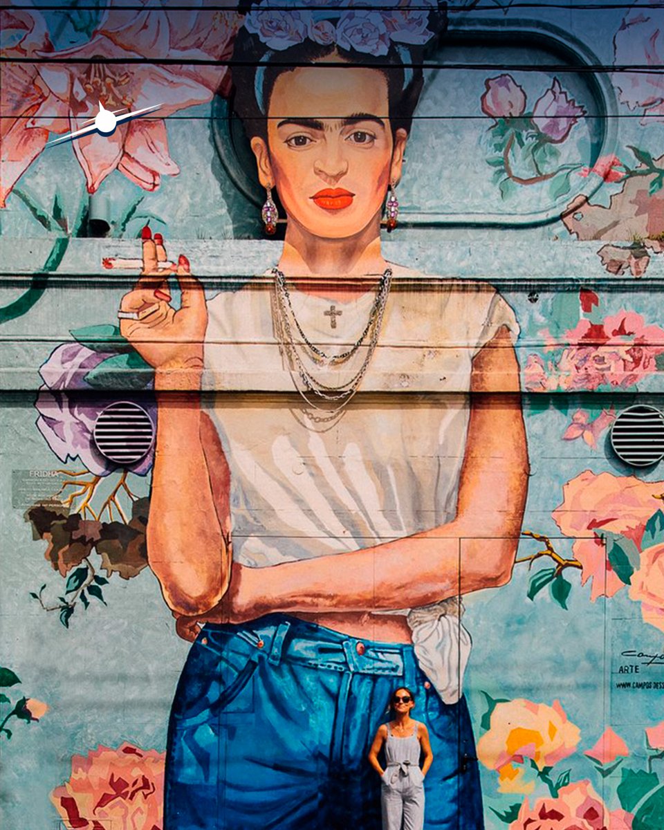 Arcadiave_'s tweet photo. La ciudad de Buenos Aires 🇦🇷 está llena de rincones únicos y novedosos.

De esa forma, mágica y personal, así apareció Frida en Palermo 🖌.

Visita Argentina y descubre todas sus obras de arte urbana. Vive la #ExperienciaArcadia https://t.co/vPgYw2By8P