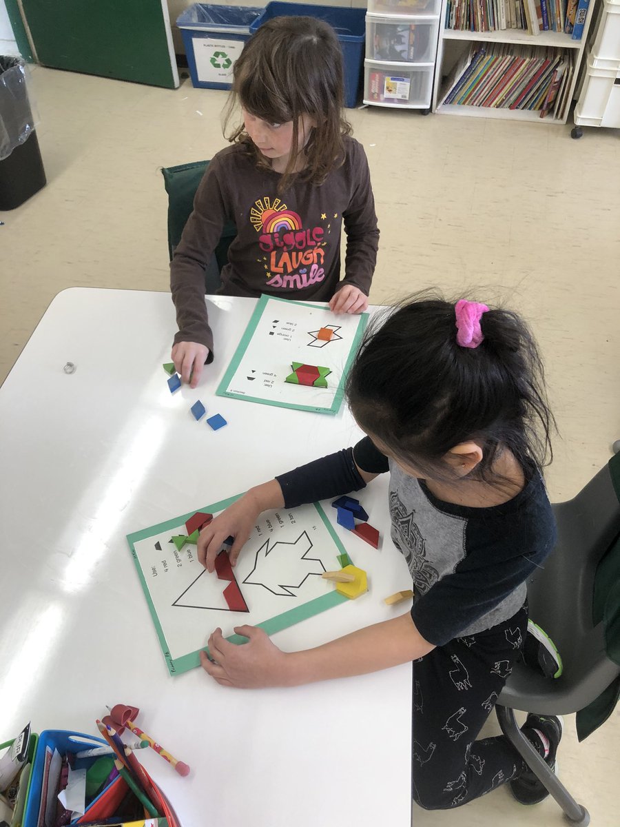 MrsJsJrVoters's tweet photo. Today my #Mathletes are exploring pattern blocks. Geometry and Spatial Sense lessons benefit from the ability to access #manipulatives. #HandsOnMath matters and helps students use #ProblemSolvingStrategies to solve 2-D puzzles! https://t.co/L3xNQe4gZB
