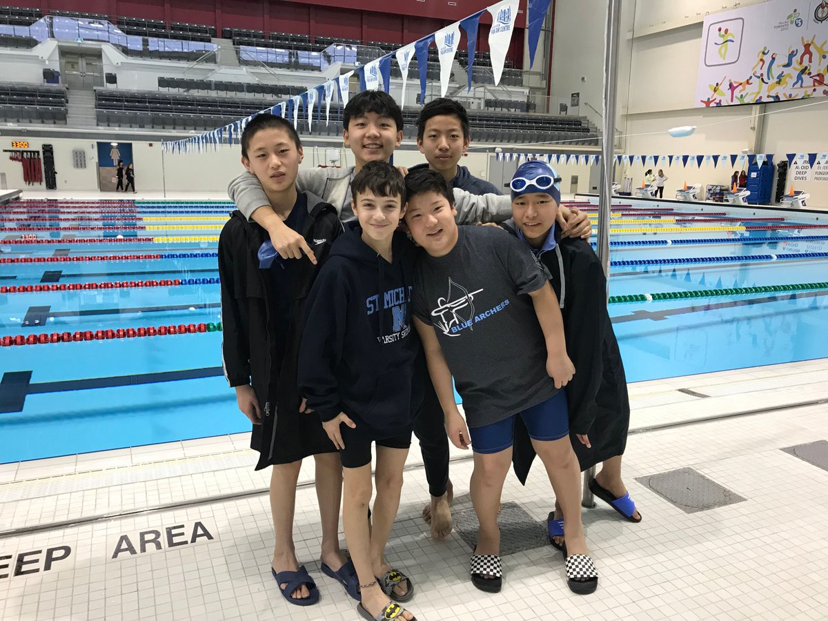 SMCS1852's tweet photo. Congratulations to our U14 Swim Team on an awesome season and successful CISAA Final! With two first place finishes and personal-best times from everyone, it was a great day!
#smcsathletics #smcsimpact https://t.co/SEKvNfaMFx
