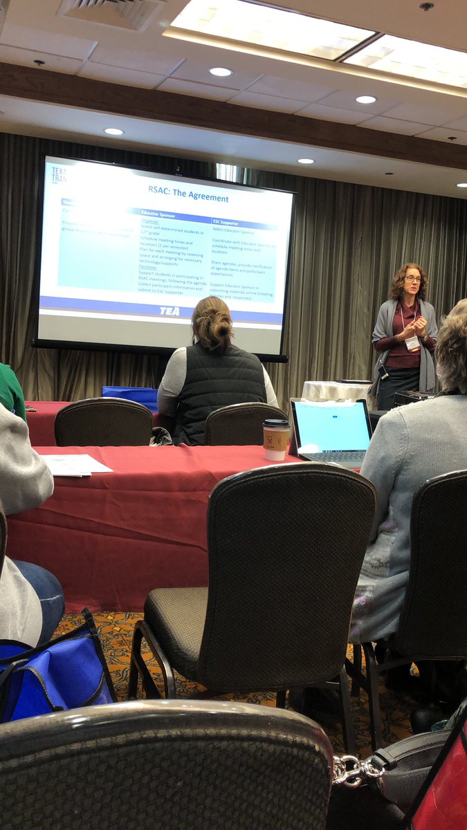 chrisgereke's tweet image. Texas Transition Conference, Elizabeth Danner ESC 13, Leading the State with Transition RSAC, Student Voice in SpEd @SpringISD_SPED #springisd #texastransitionconference