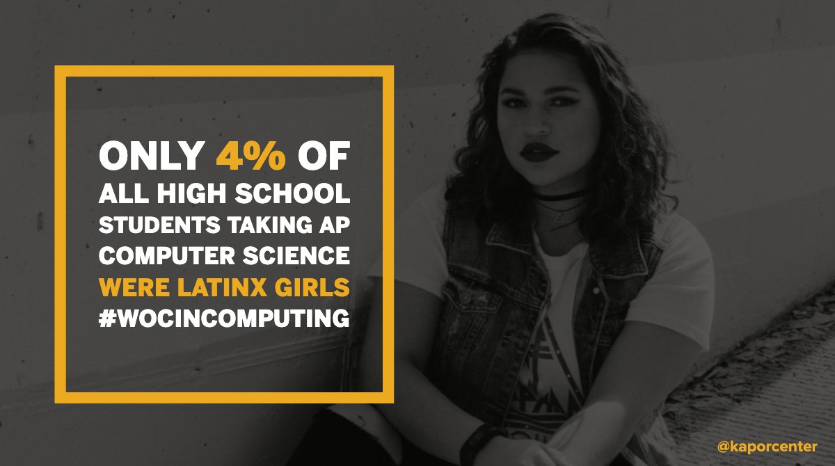 KaporCenter's tweet image. The experience, knowledge &amp;amp; creativity of #WOCinTech is critical to technological innovation &amp;amp; advancement. 🤔🚨💯 
Full Report ➡️bit.ly/WOCinComputing #WOCinComputing