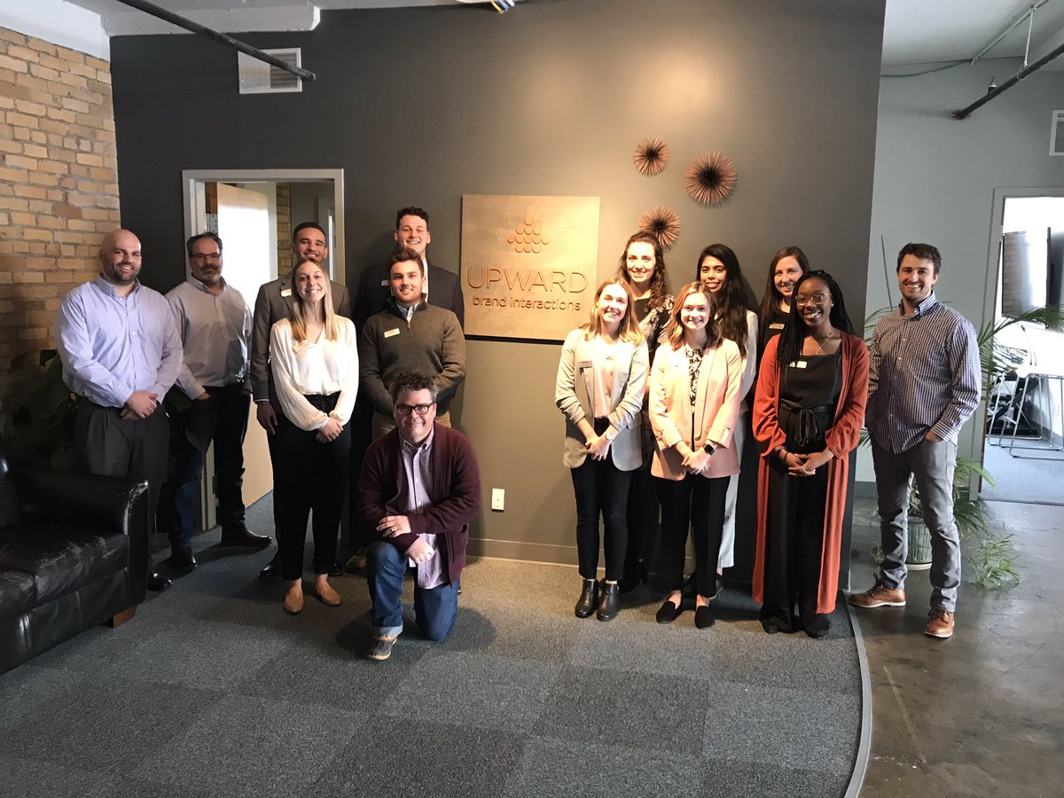 <a href="/Wittenberg/">Wittenberg University</a> CABLE students learning about life at a marketing agency with <a href="/Go_Upward/">Upward</a> in Springfield, OH! #digitalmarketing <a href="/WittComm/">Witt Dept of Communication & Digital Media</a>