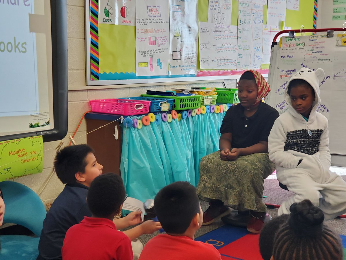 WingateESNC's tweet photo. 3rd graders take the "hot seat" to discuss Patricia Palacco's, Babushka Baba Yaga. #learners2leaders #clearcollaborativevision #empowered @UCPS_MonroeNC @WingateES_NC @doublel_rocks @apshanda @educatingall @EJ111885 https://t.co/UzQNlWKaOw