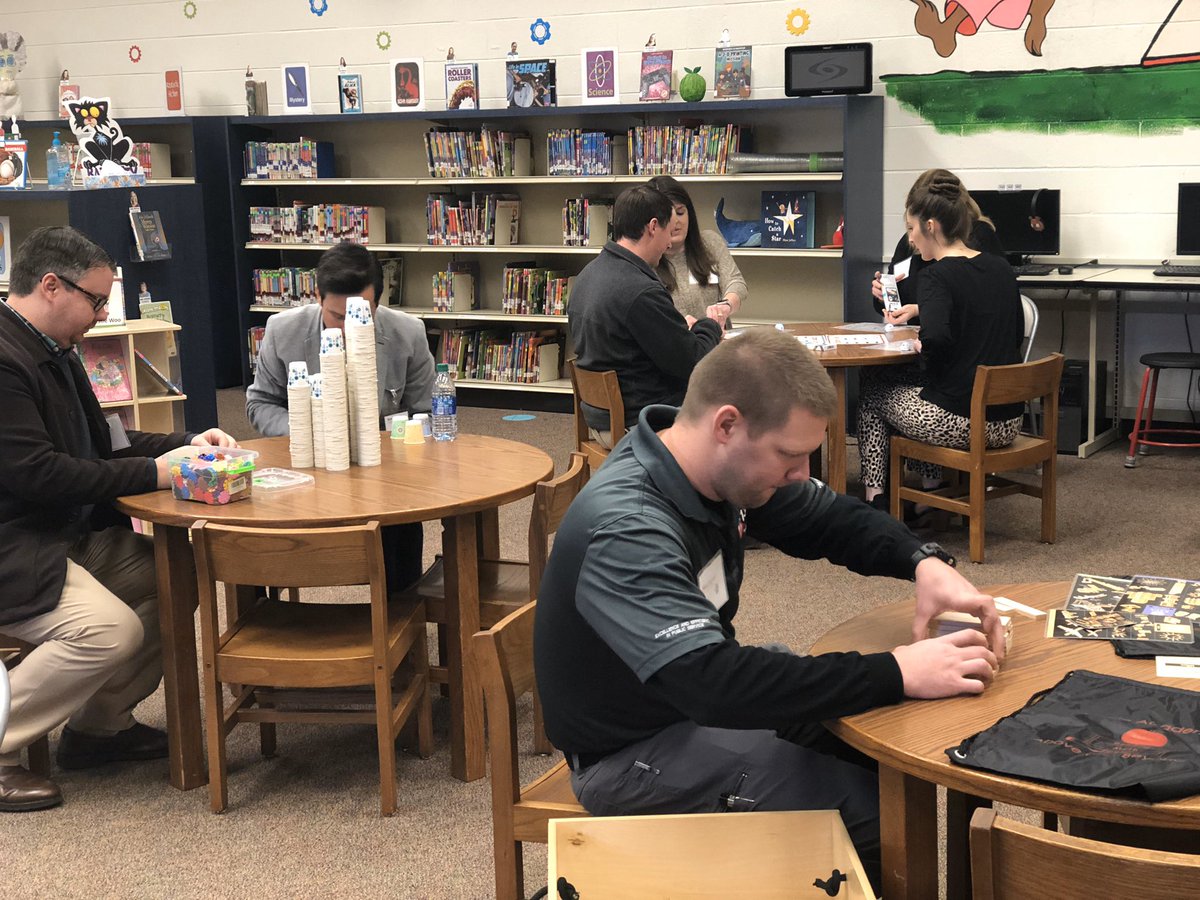 Leadership Sylacauga group enjoying STEM activities at IVES. <a href="/cincleveland1/">Cindy Cleveland</a> <a href="/IndianValleyEl/">Indian Valley Elem.</a>