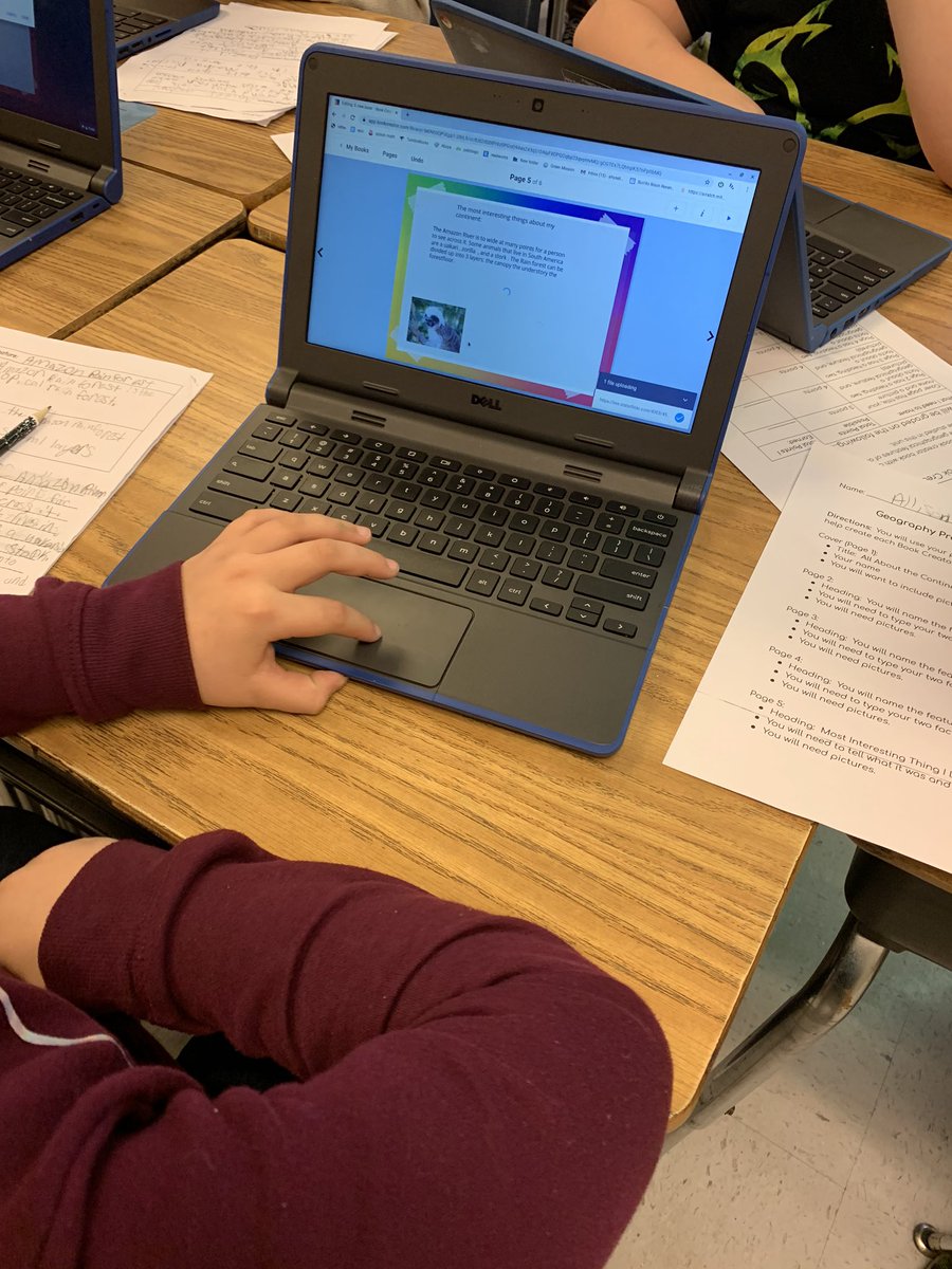 Amy Leonard (@luvteachn3rd) on Twitter photo We love Book Creator! Making Geography books about the continents. <a href="/GWESwildcats/">George Watkins ES</a> #NKDLDay2020 We love Book Creator! Making Geography books about the continents. <a href="/GWESwildcats/">George Watkins ES</a> #NKDLDay2020