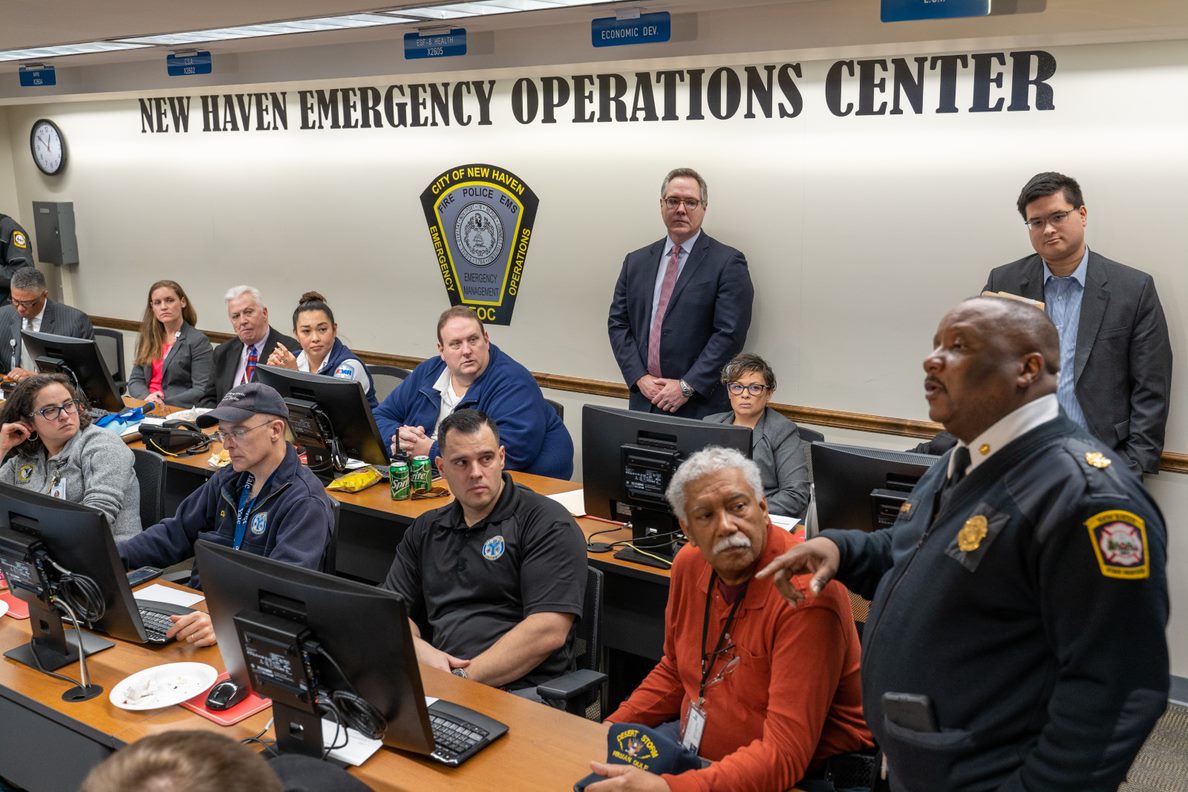 UBridgeport's tweet image. In case you missed it! Maritza Bond, MPH, Director of Public Health for the City of New Haven, and co-creator of the UB’s new Master of Public Heath online program, participated in a New Haven country #coronavirus emergency response workshop. #UBridgeport