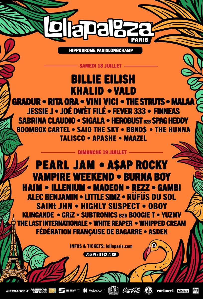 Bildergebnis für lollapalooza paris