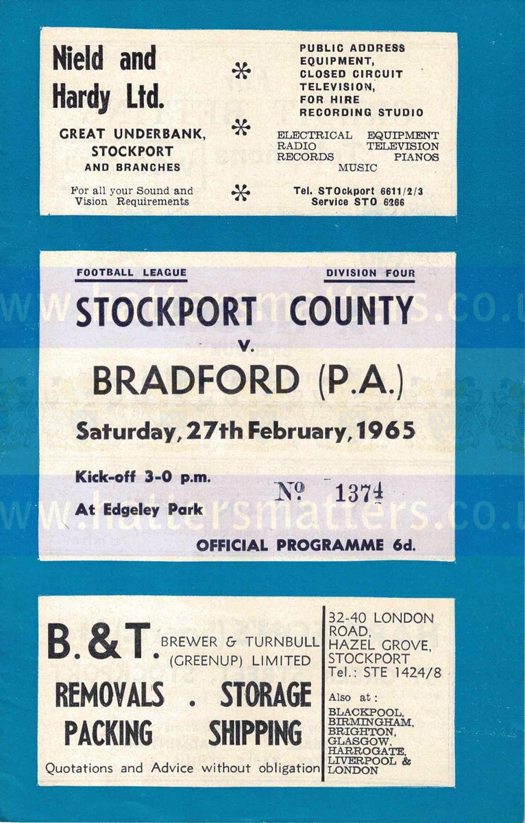 Stockport County programmes tweet media