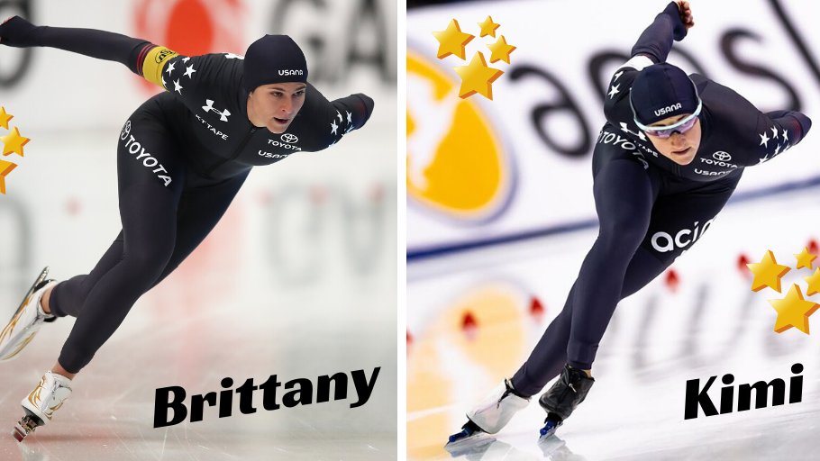 USSpeedskating's tweet image. See all the action from the World Sprint &amp;amp; World Allround Speed Skating Champs in Hamar 🇳🇴 this weekend.
🎉👏

Catch it live on @NBCSportsGold 
bit.ly/2Vqe5em
@ISU_Speed @BrittanyBowe #KimiGoetz @TeamUSA