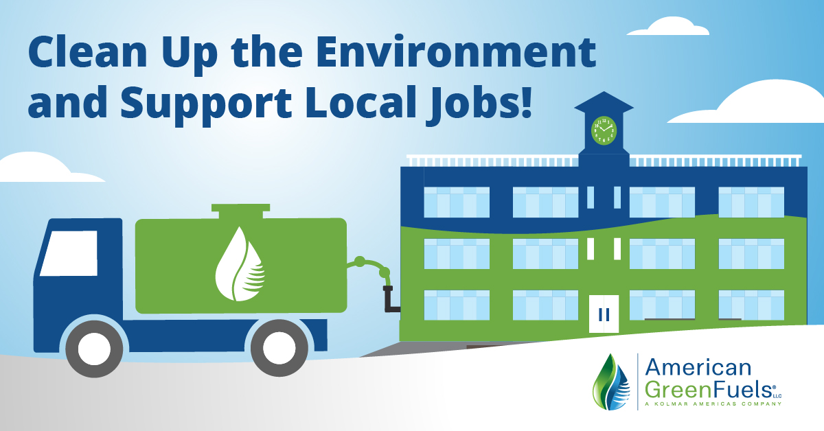 CTGreenFuels's tweet photo. Hey #CT towns and cities! You can help clean up the #environment and support #localjobs by using certified and environmentally-validated #biodiesel from American GreenFuels®. Help #fuel the CT economy! https://t.co/CBmHAX9OOS #gogreen #youarewhatyouheat #supportCT https://t.co/vGVG20JB7P