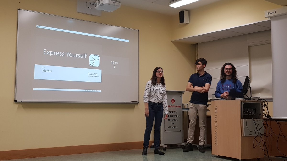 esiiab's tweet photo. El equipo Moro3 presenta su proyecto para #HackForAlbacity2020 en @esiiab @uclm_es en la #semanaculturalESII2020 https://t.co/QBENdBWabs