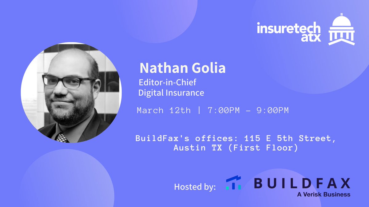 InsureTechATX's tweet image. We’re exactly -2 weeks away from the Pre-SXSW Meetup and we can’t wait to host fellow #InsureTech innovators in town for @sxsw.  If you’re looking for a networking event- don’t miss this one! 

RSVP👉 meetup.com/InsureTech-ATX…